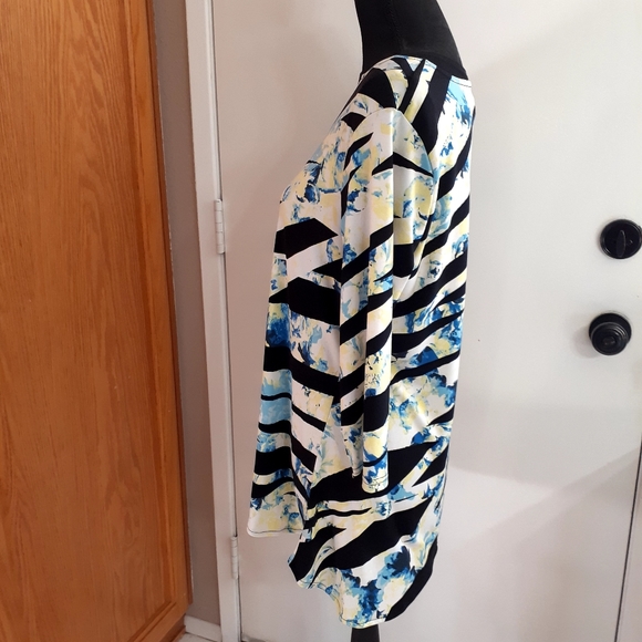 ALFANI Stretchy Jersey Knit Tunic Top - Picture 2 of 6